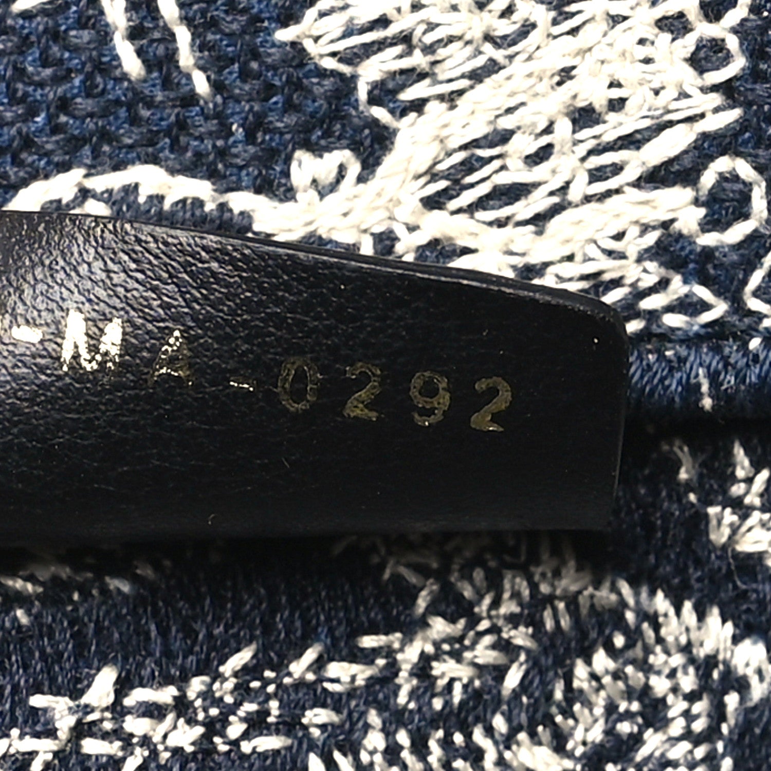 Christian Dior Canvas Embroidered Medium Toile De Jouy Reverse Book Tote Blue 7 of 13