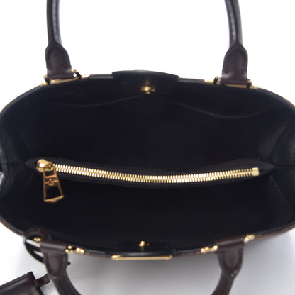 Louis Vuitton Damier Ebene Cuir Taurillon Brittany Black 5 of 7