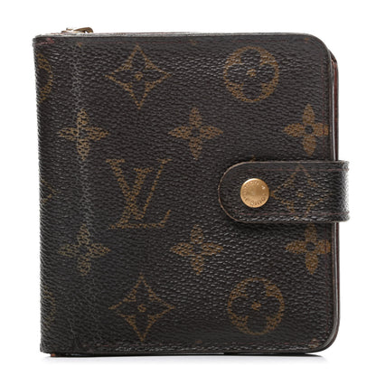 Louis Vuitton Monogram Compact Zippe Zipped Wallet 1 of 13
