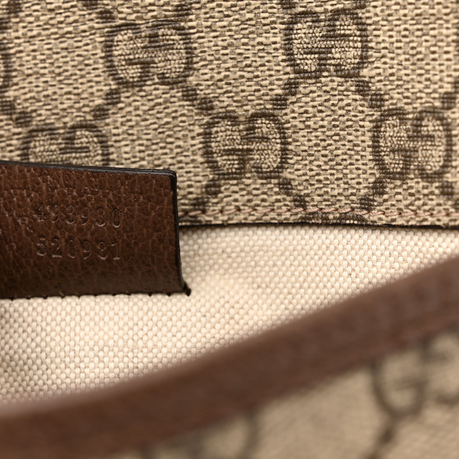 Gucci GG Supreme Monogram Neo Vintage Web Belt Bag Brown 8 of 12