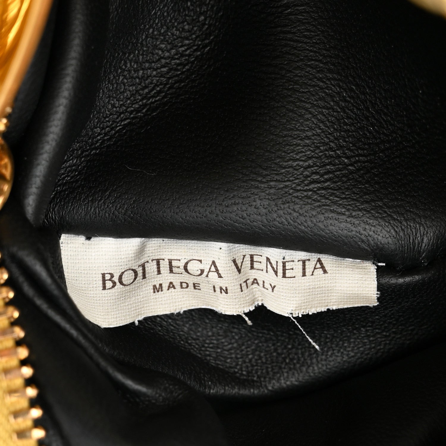 Bottega Veneta Laminated Calfskin Pressed Intreccio Mini Jodie Gold 7 of 11