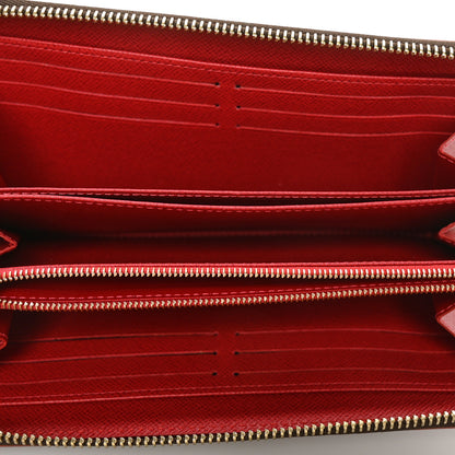 Louis Vuitton Damier Ebene Studded Zippy Wallet Cherry 5 of 6