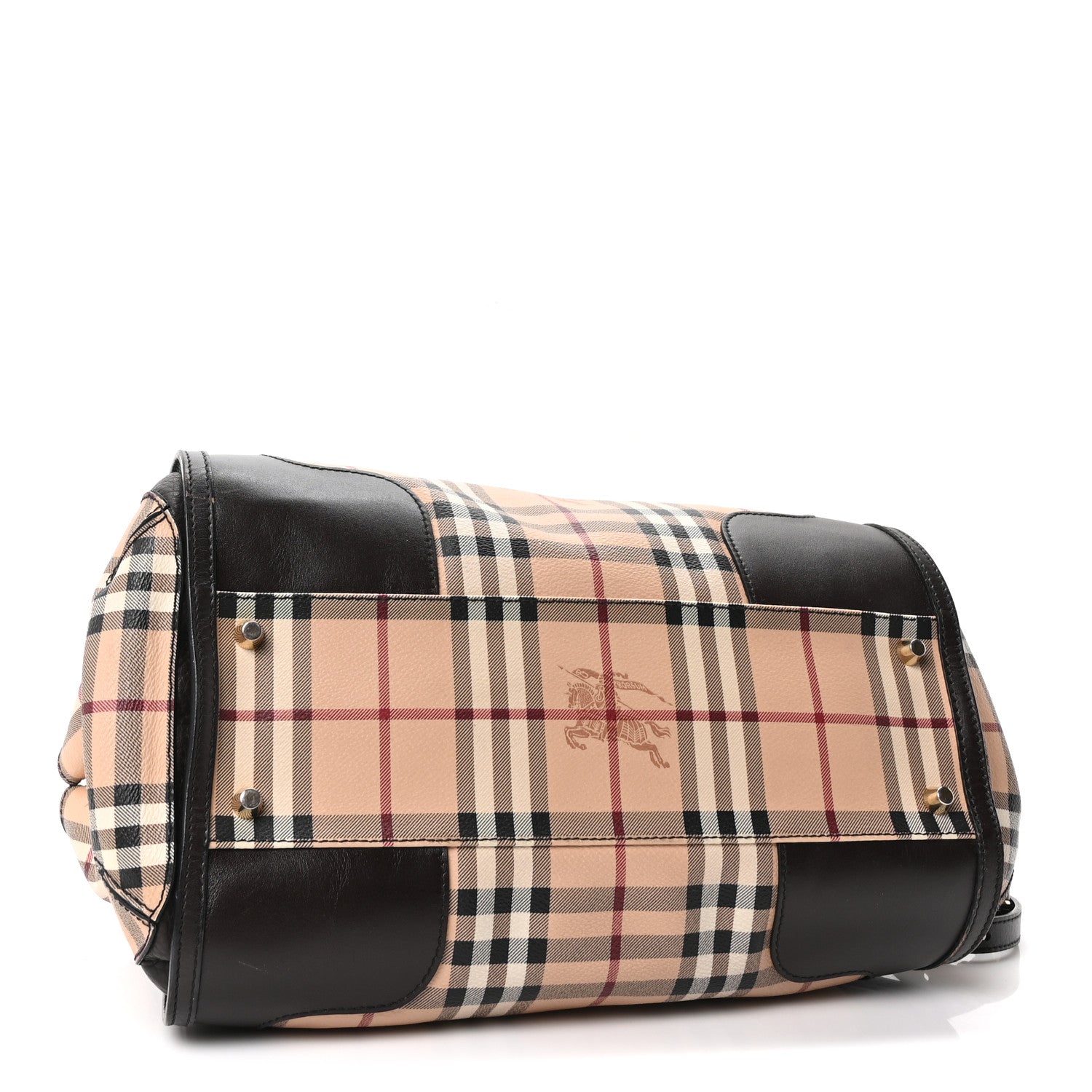 Burberry Haymarket Check Small Gladstone Chocolate 3 of 9
