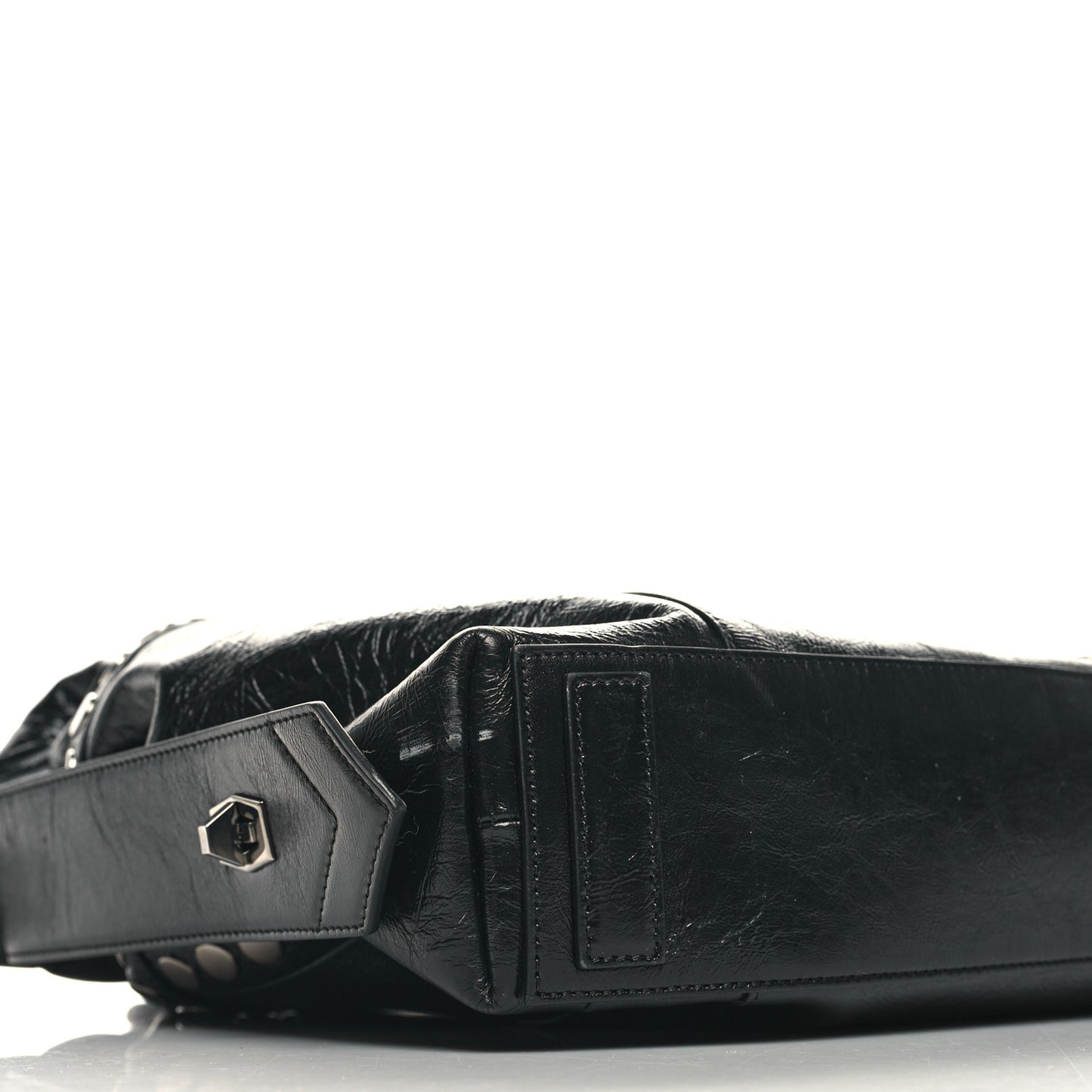 Smooth Calfskin Medium Studded Soft Antigona Black