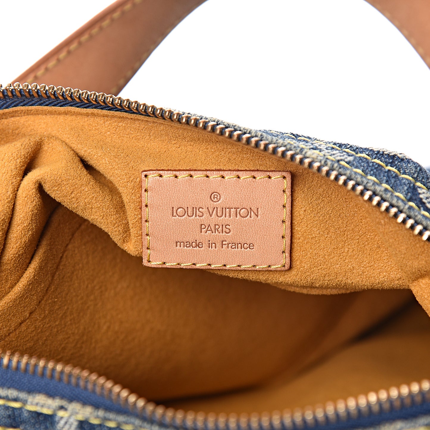 Monogram Denim Baggy PM Blue