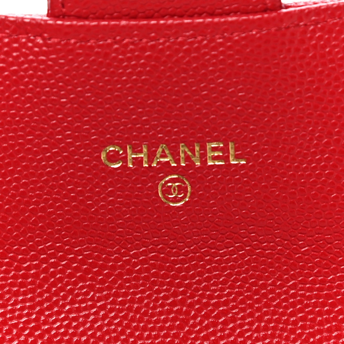 Caviar Quilted Medium Flap Wallet Red