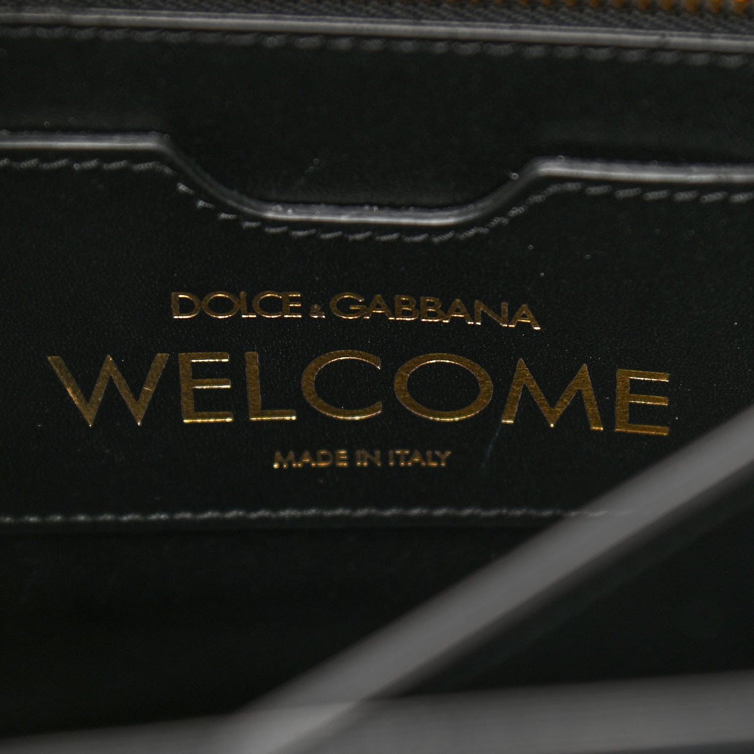 Dolce & Gabbana Velvet Floral Embellished Welcome Satchel Black Gold 6 of 10