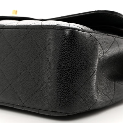 Chanel Caviar Quilted Jumbo Double Flap Black 10 of 10