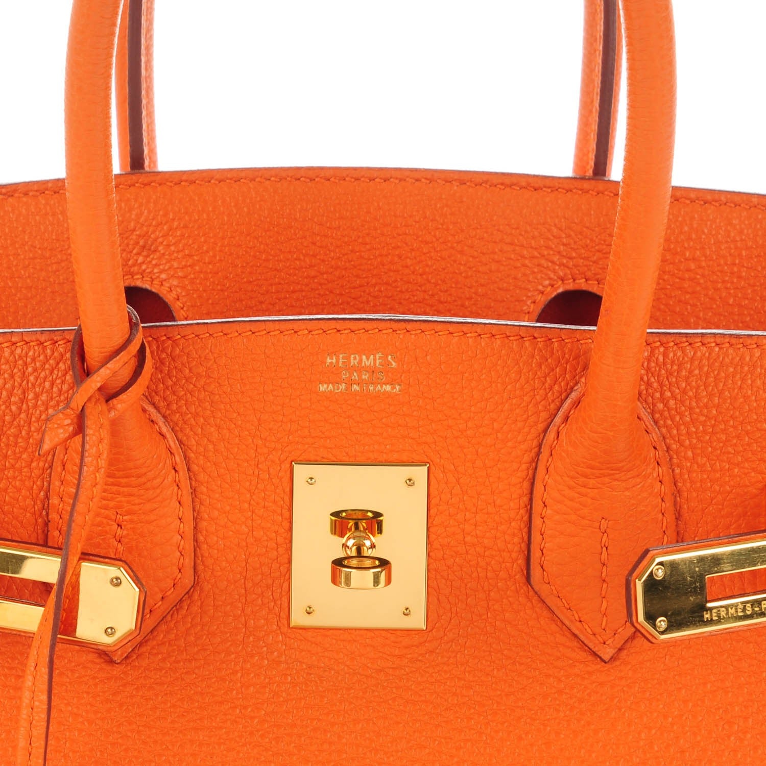 Hermes Togo Birkin 30 Orange 9 of 25