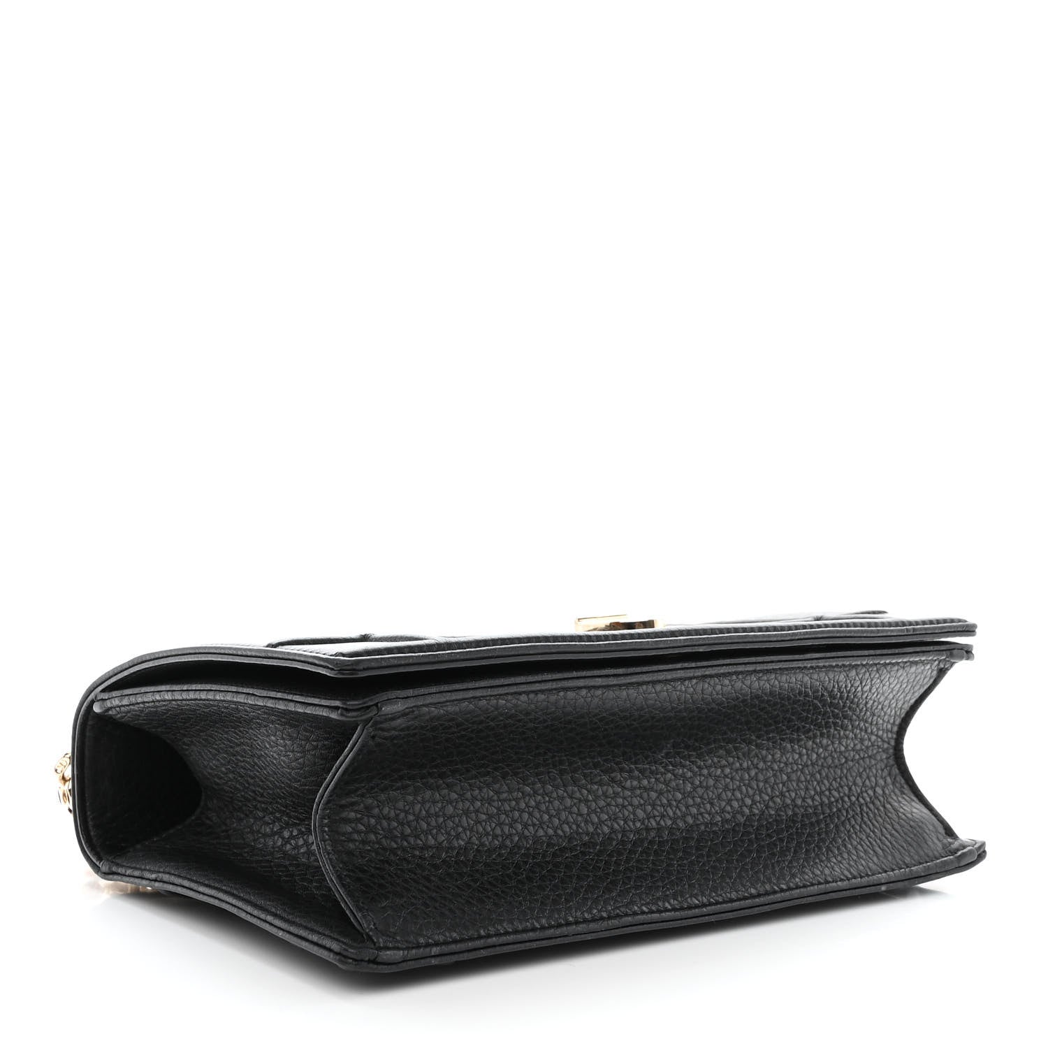 Christian Dior Grained Calfskin Medium Diorama Flap Bag Black 4 of 11