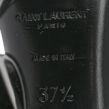 Saint Laurent Patent Calfskin Opyum 110 Sandals 37.5 Black 8 of 11
