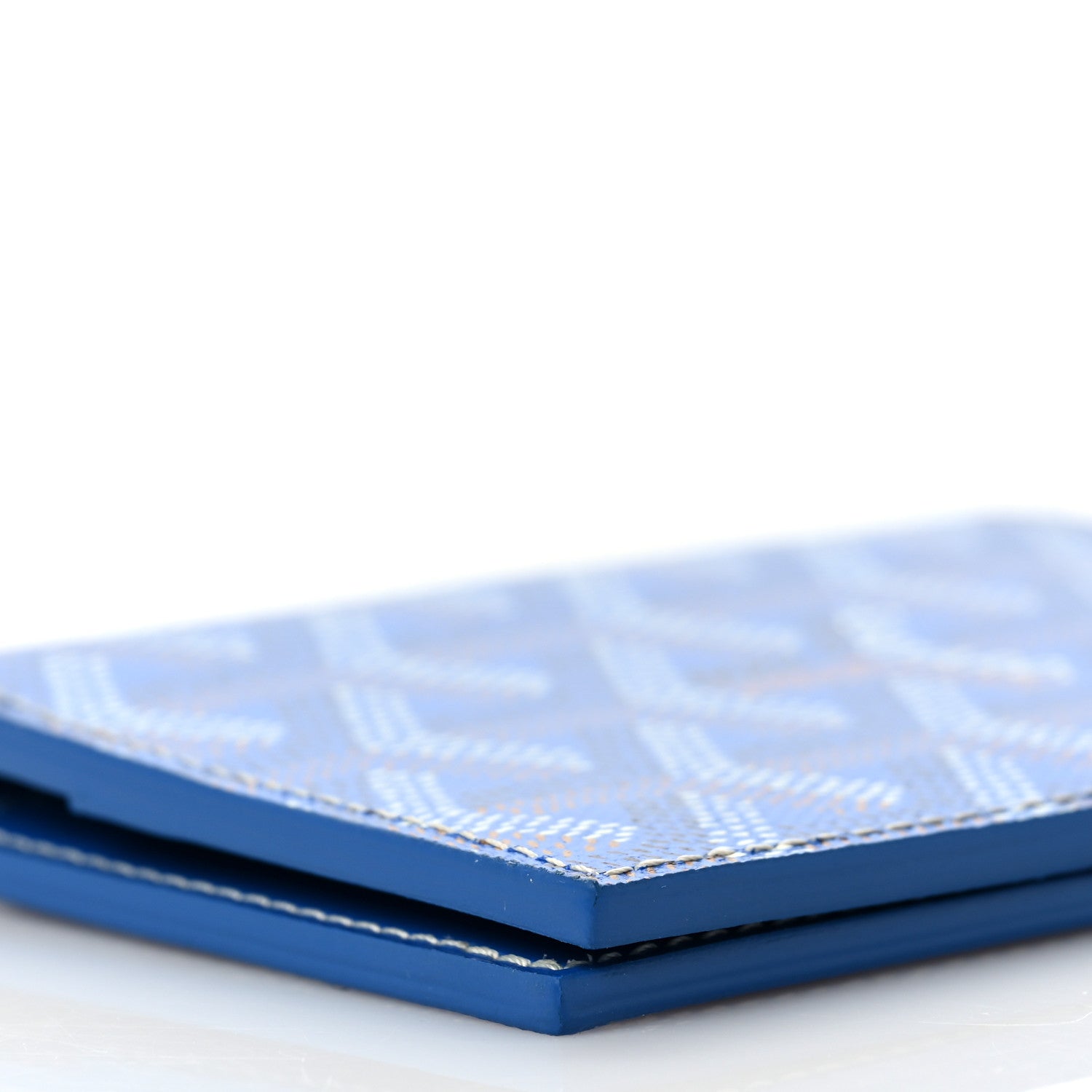 Goyard Goyardine Saint Marc Folding Card Case Sky Blue 8 of 9
