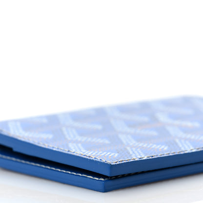 Goyard Goyardine Saint Marc Folding Card Case Sky Blue 8 of 9