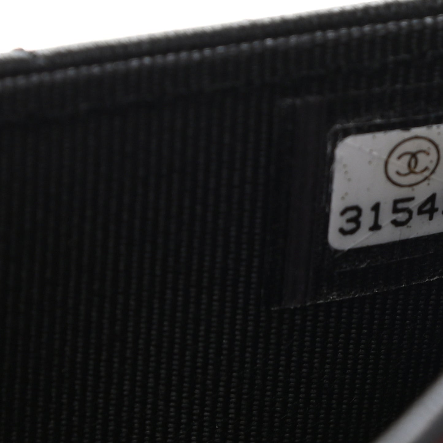 Lambskin Quilted Flap Card Holder Wallet Black