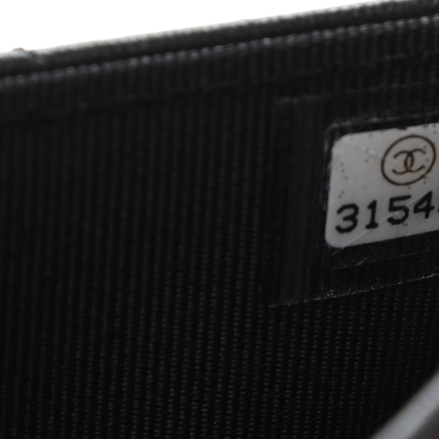 Chanel Lambskin Quilted Flap Card Holder Wallet Black 8 of 8