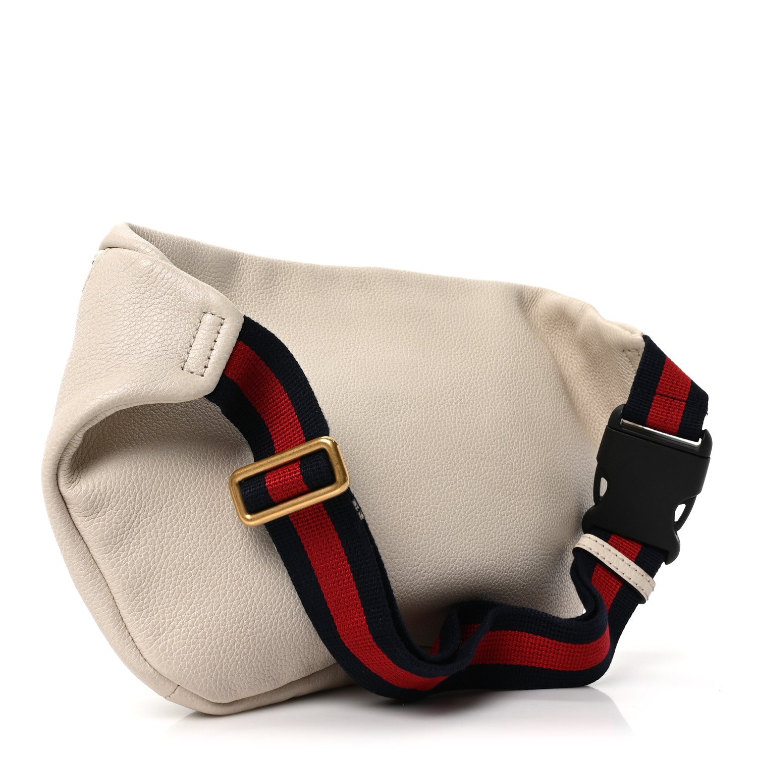 Gucci Grained Calfskin Logo Belt Bag White 3 of 10