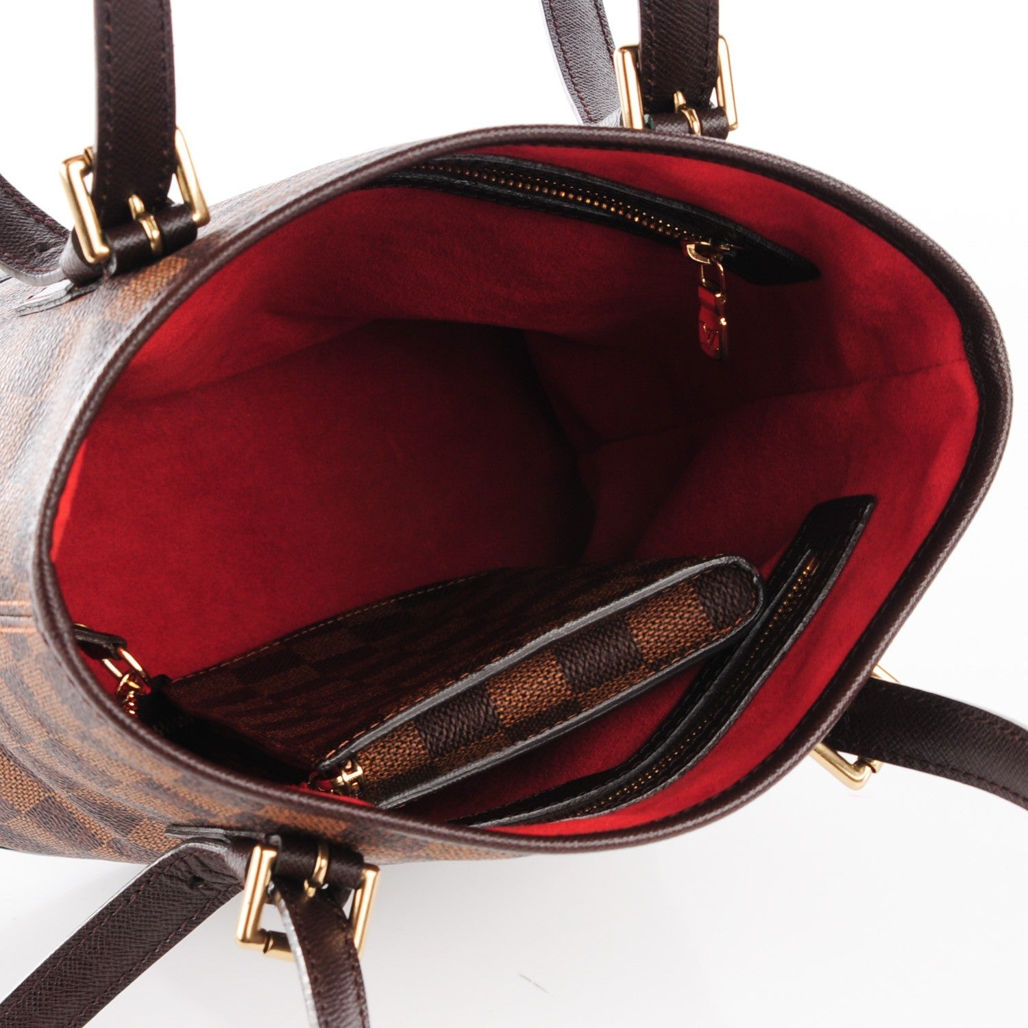 Louis Vuitton Damier Ebene Marais Bucket 23 5 of 7
