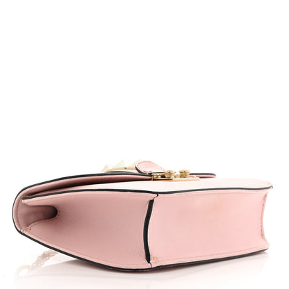 Valentino Garavani Vitello Small Glam Lock Rockstud Flap Water Rose 4 of 15