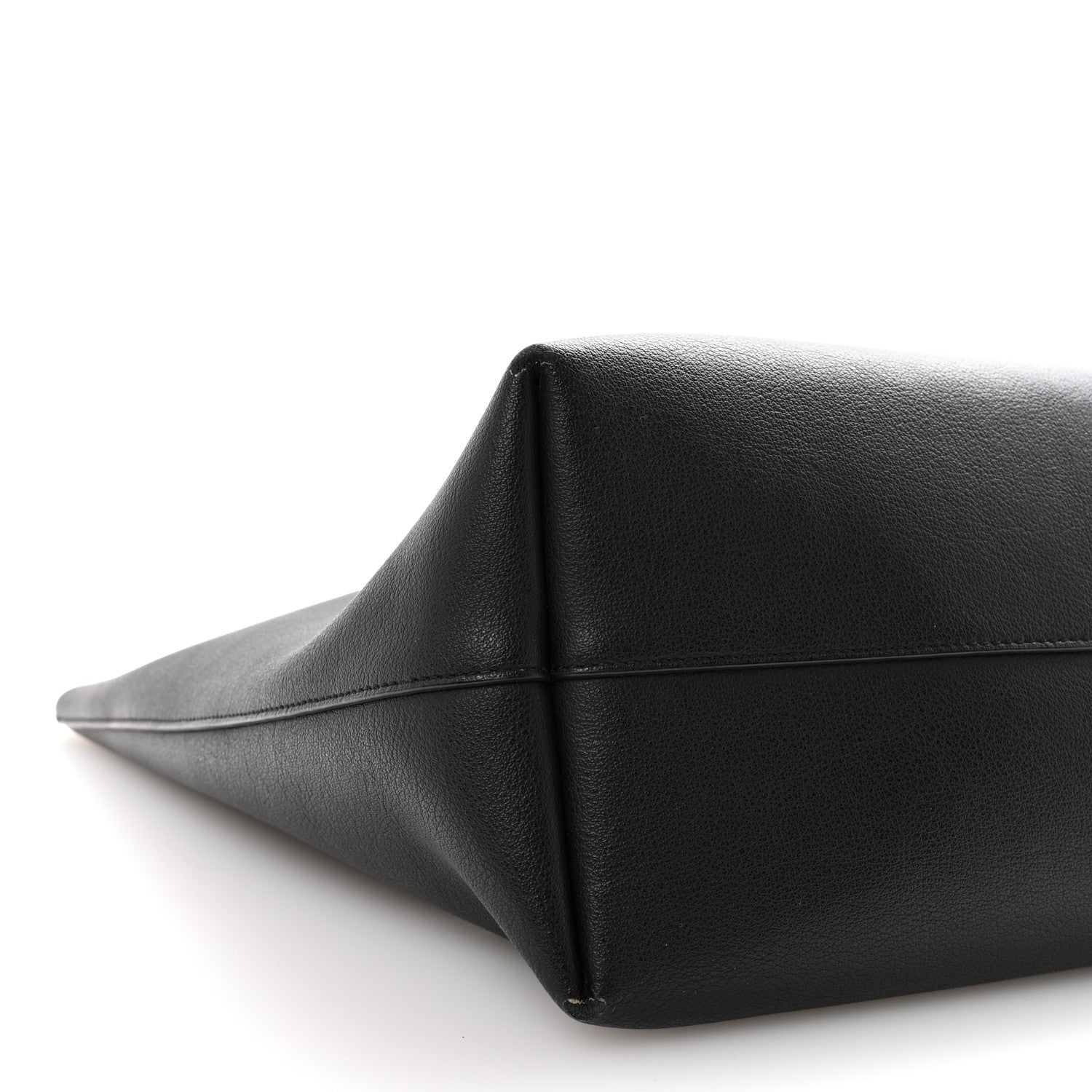 Saint Laurent Calfskin Large Shopping Tote Black 9 of 10