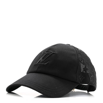 Louis Vuitton Cotton Mesh LV Signature Cap L Black 1 of 10