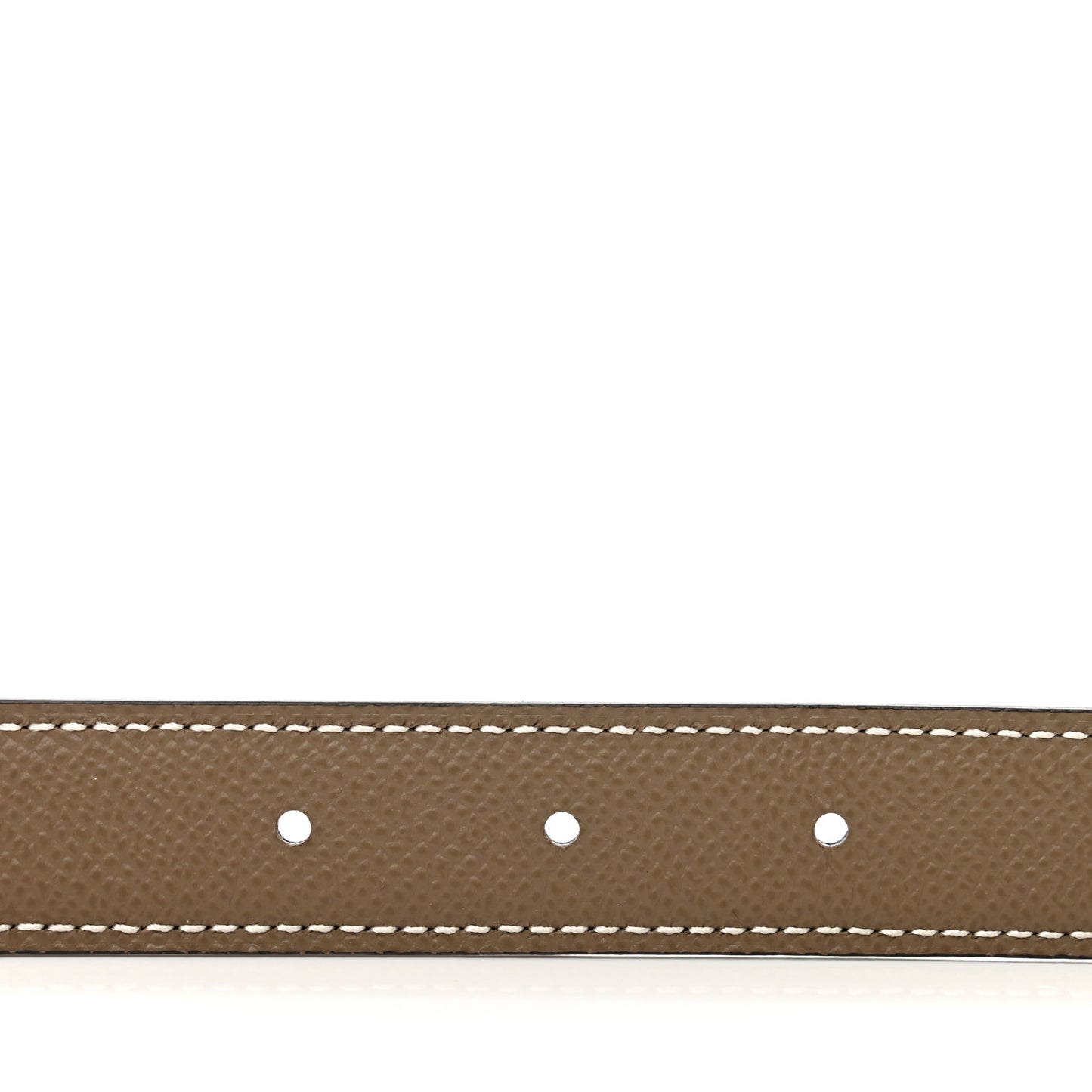 Swift Epsom 24mm Mini Constance H Belt 75/30 Black Etoupe