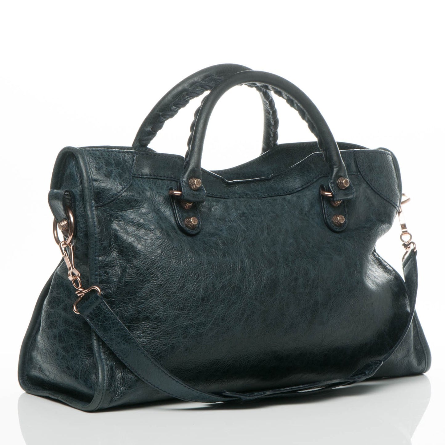 Agneau Giant 12 Rose Gold Hardware City Dark Night