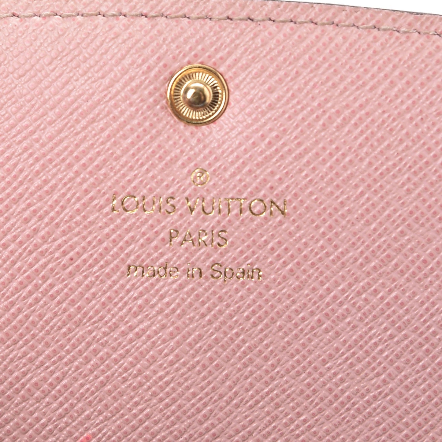 Monogram Emilie Wallet Rose Ballerine