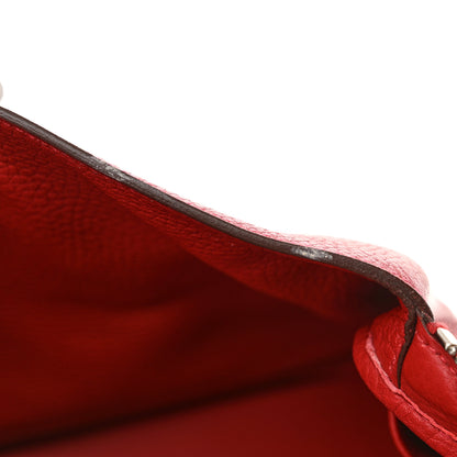 Hermes Taurillon Clemence Lindy 30 Rouge Casaque 11 of 13