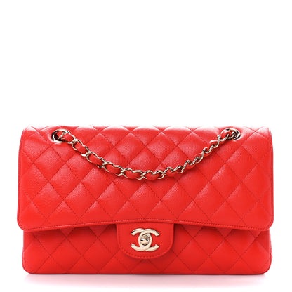 Chanel Caviar Quilted Medium Double Flap Red 1 of 15