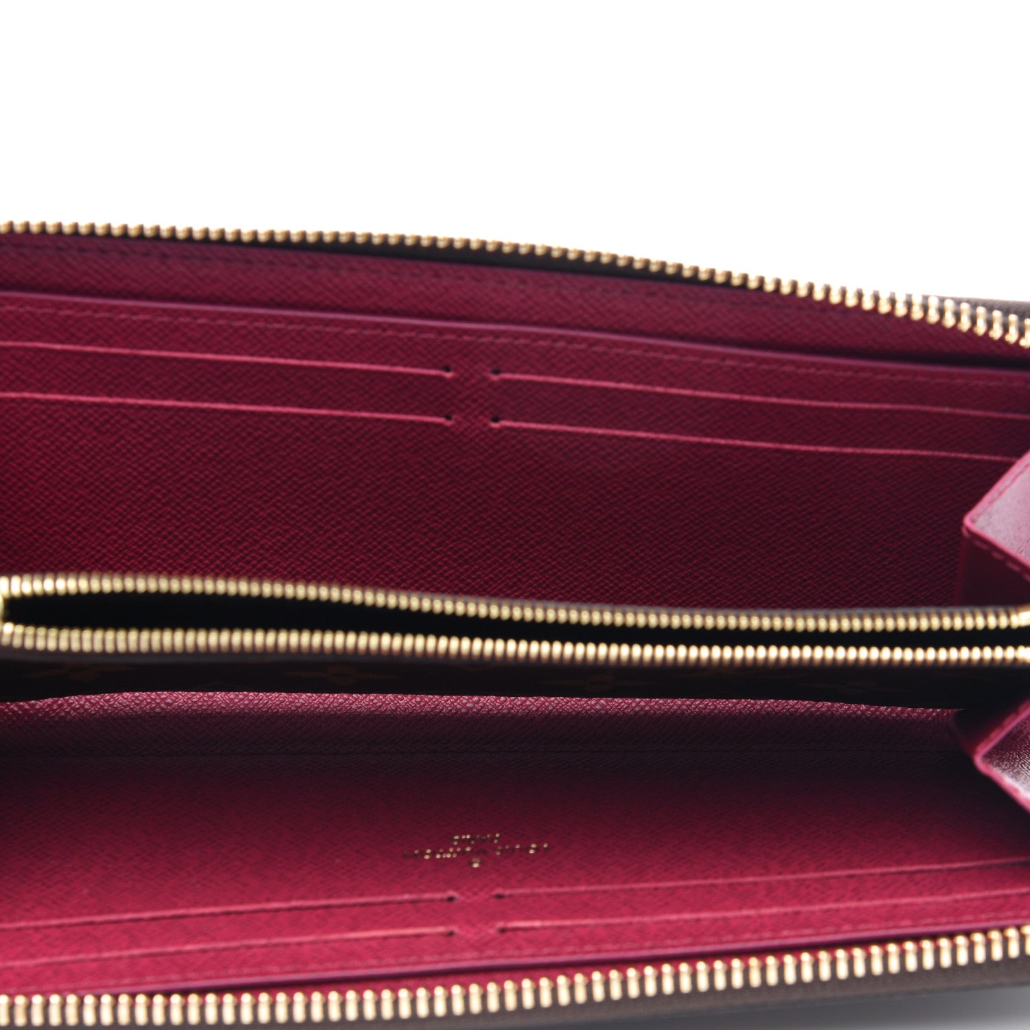 Louis Vuitton Monogram Clemence Wallet Fuchsia 5 of 6