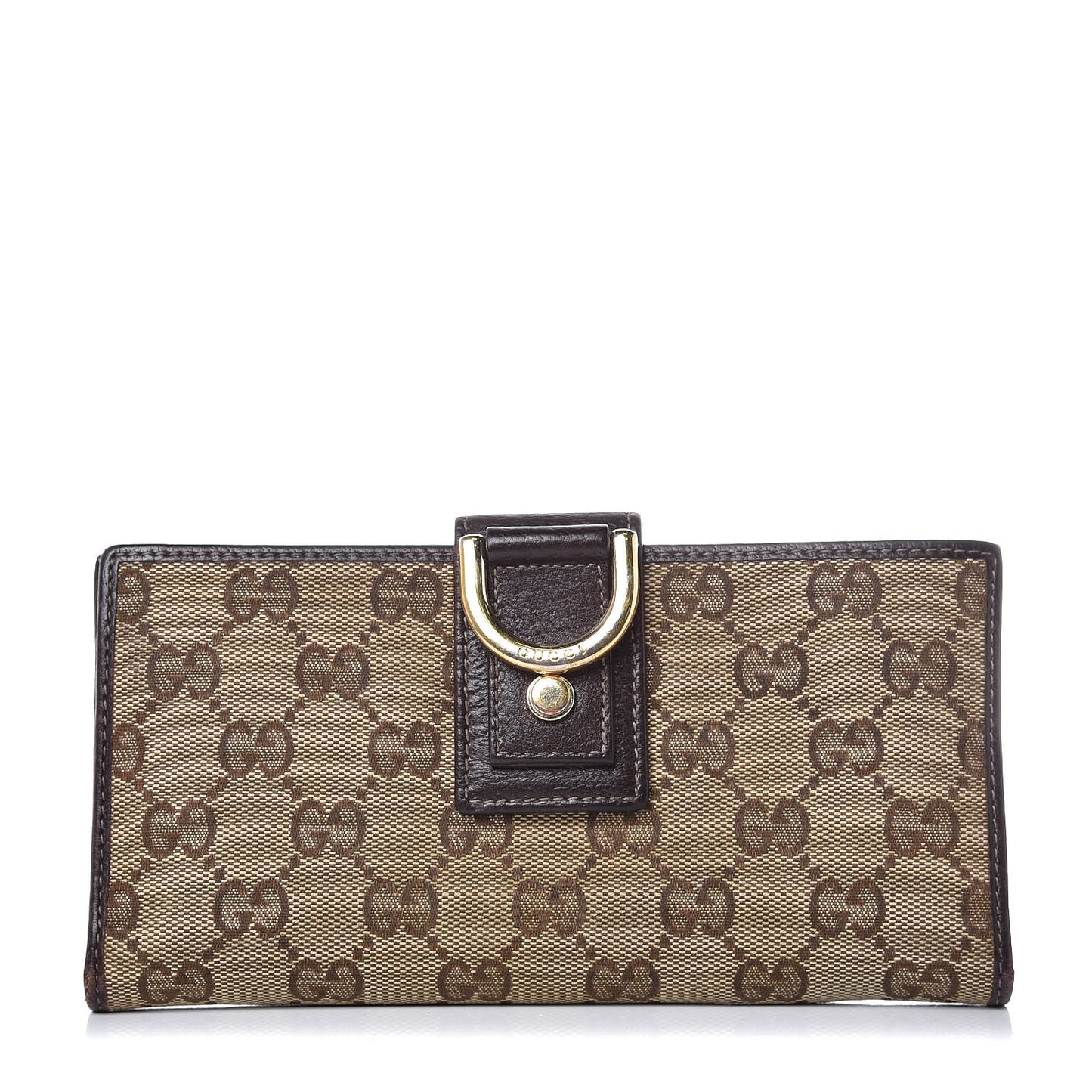 Monogram D Ring Wallet Chocolate