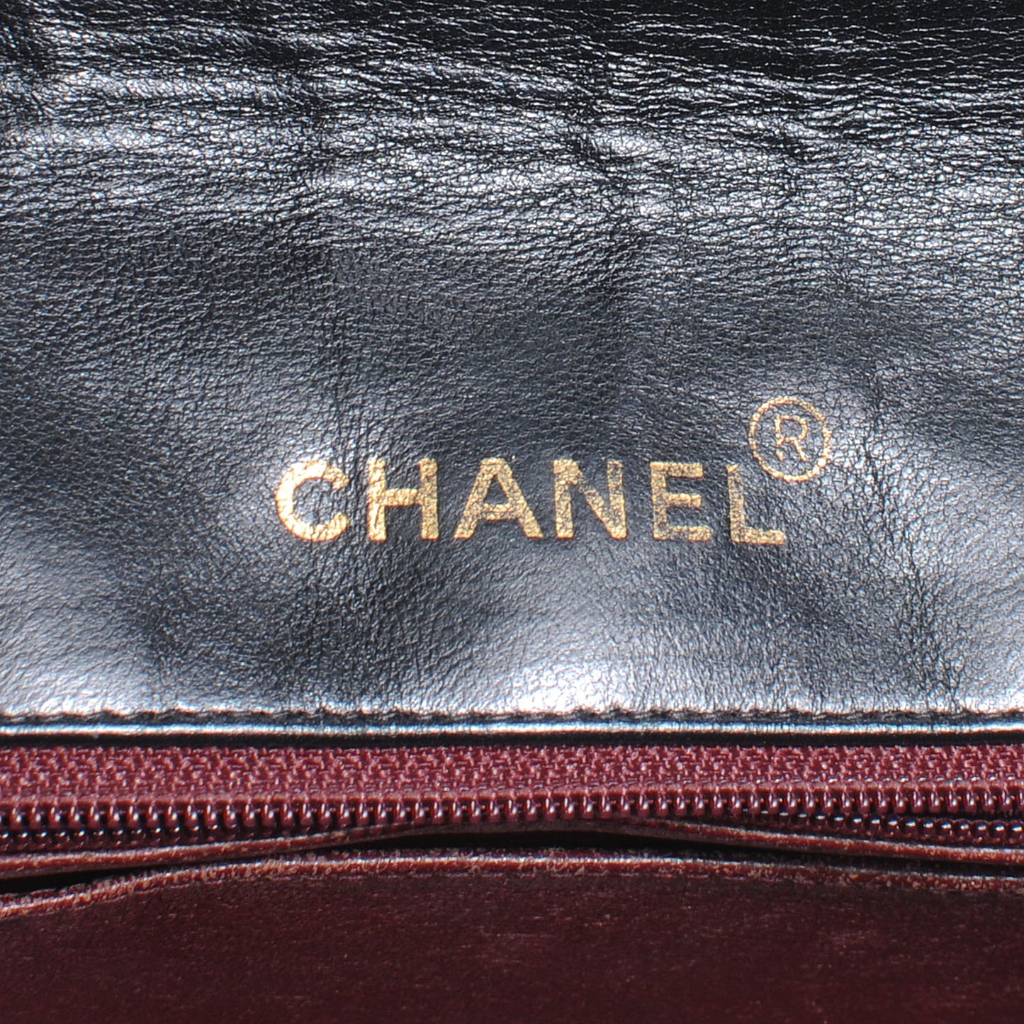 Lambskin Medium Single Flap Black