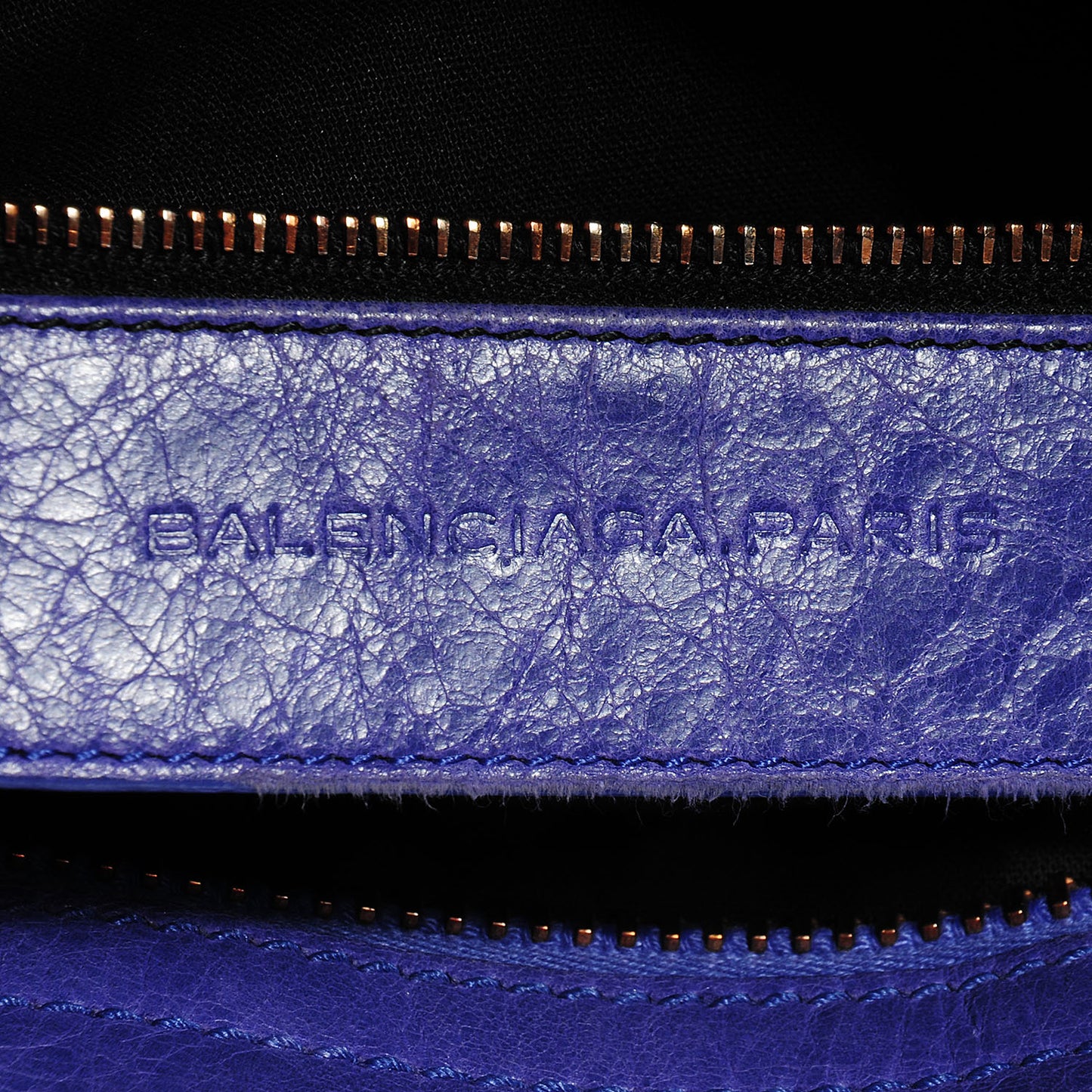 Agneau Giant 21 Rose Gold Hardware City Bleu Lavande