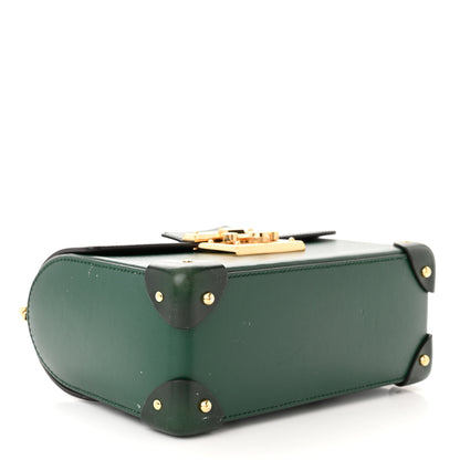 Gucci Azalea Calfskin Small Padlock Bamboo Shoulder Bag Vintage Green 4 of 14