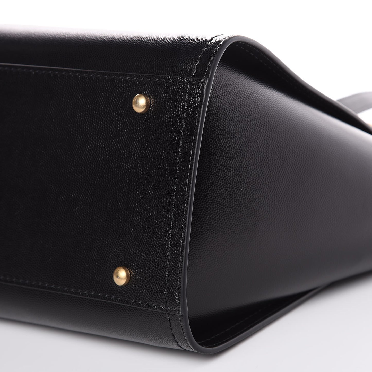 Caviar Small Studded Deauville Tote Black