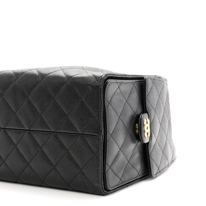 Chanel Caviar Quilted Medium Chanel 25 Handbag Black 11 of 11