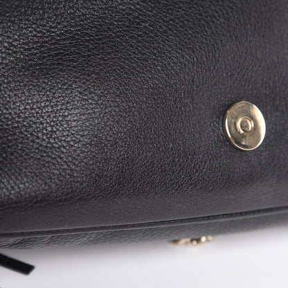 Gucci Pebbled Calfskin Medium Soho Flap Crossbody Black 11 of 17
