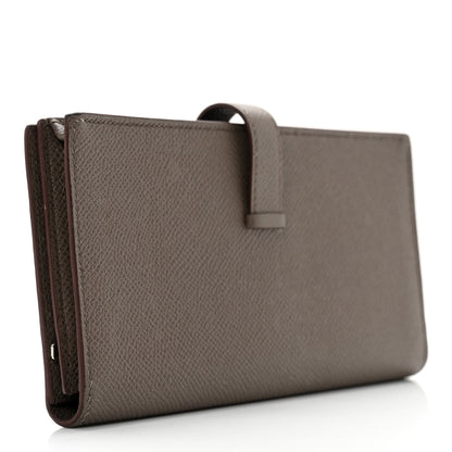 Hermes Epsom Bearn Gusset Wallet Etain 3 of 11