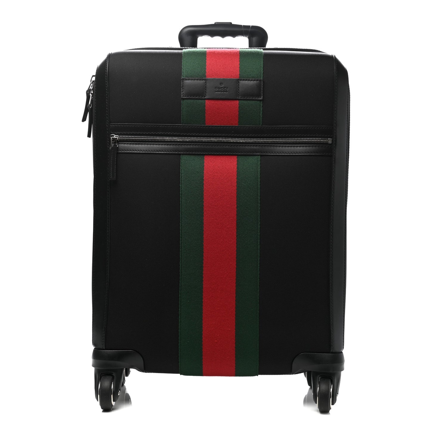 Techno Canvas Web Wheeled Carry-On Black