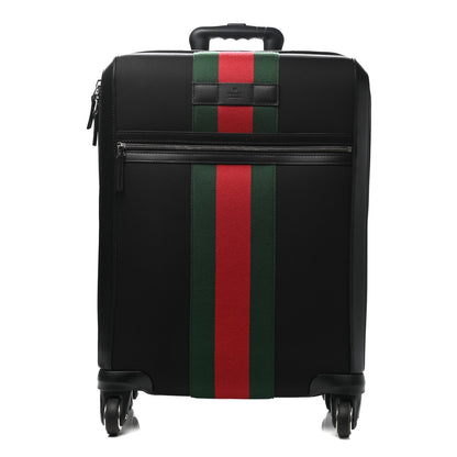 Gucci Techno Canvas Web Wheeled Carry-On Black 1 of 12