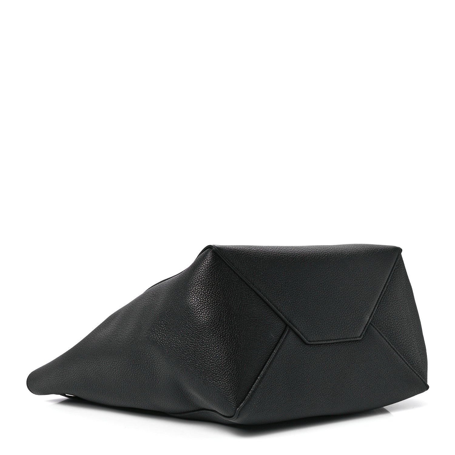 Celine Soft Grained Calfskin Small Belt Cabas Phantom Black 4 of 11