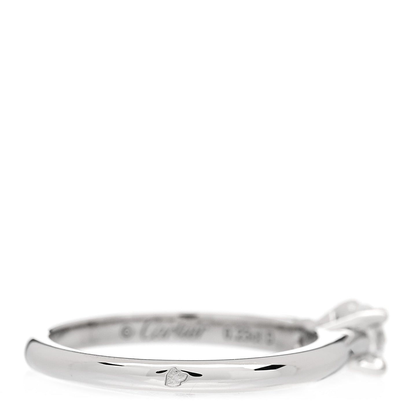 Platinum Diamond .23ct Solitaire Engagement Ring 47 4