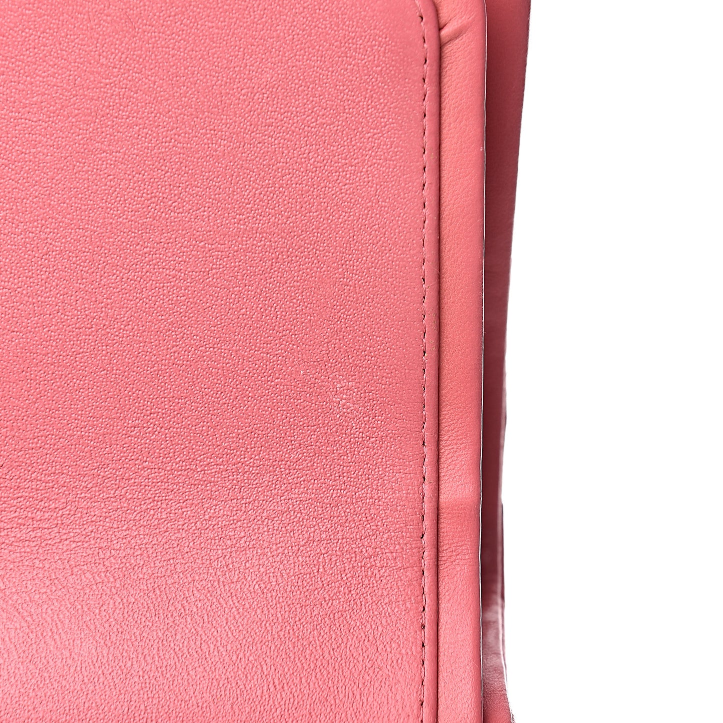 Lambskin Quilted Jumbo Double Flap Pink