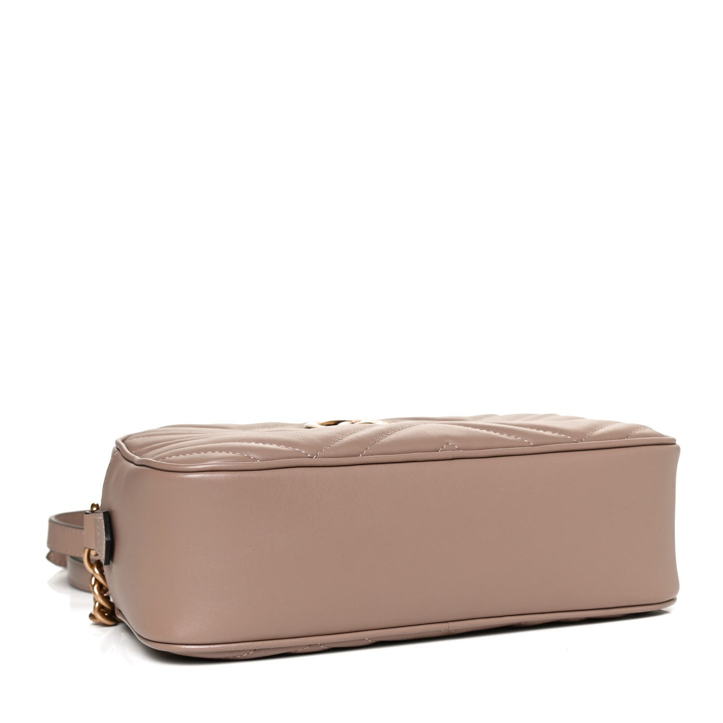 Calfskin Matelasse Small GG Marmont Chain Shoulder Bag Porcelain Rose