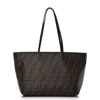 Fendi Zucca Spalmati Small Roll Tote Tobacco Moro 1 of 12
