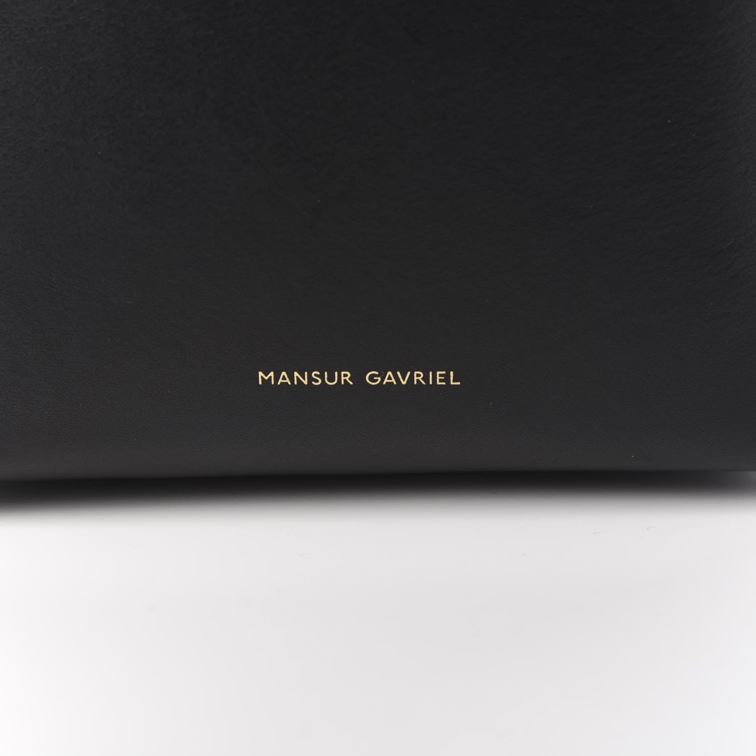 Mansur Gavriel Calfskin Mini Mini Bucket Bag Black Royal 5 of 9
