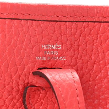Hermes Taurillon Clemence Evelyne TPM Rouge Pivoine 5 of 9