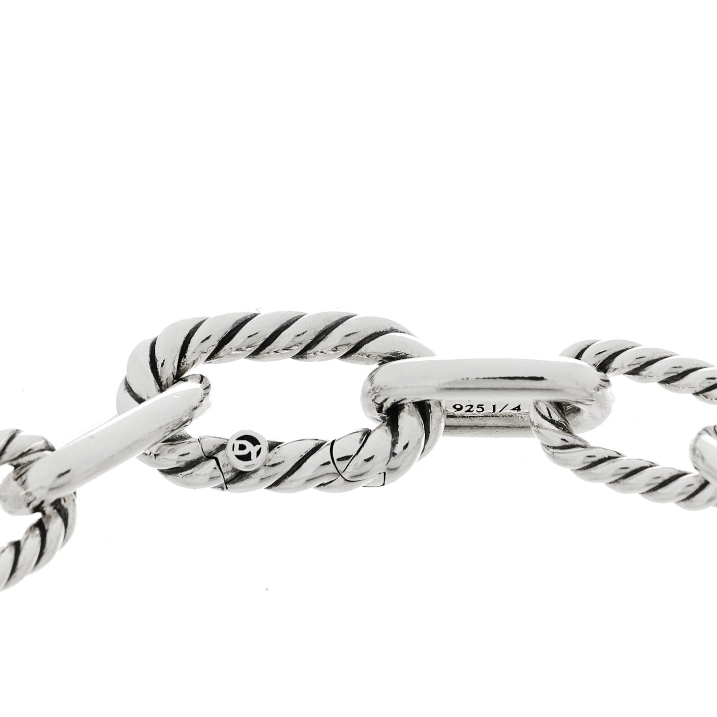 Sterling Silver 18K Yellow Gold 8.5mm Madison Chain Bracelet