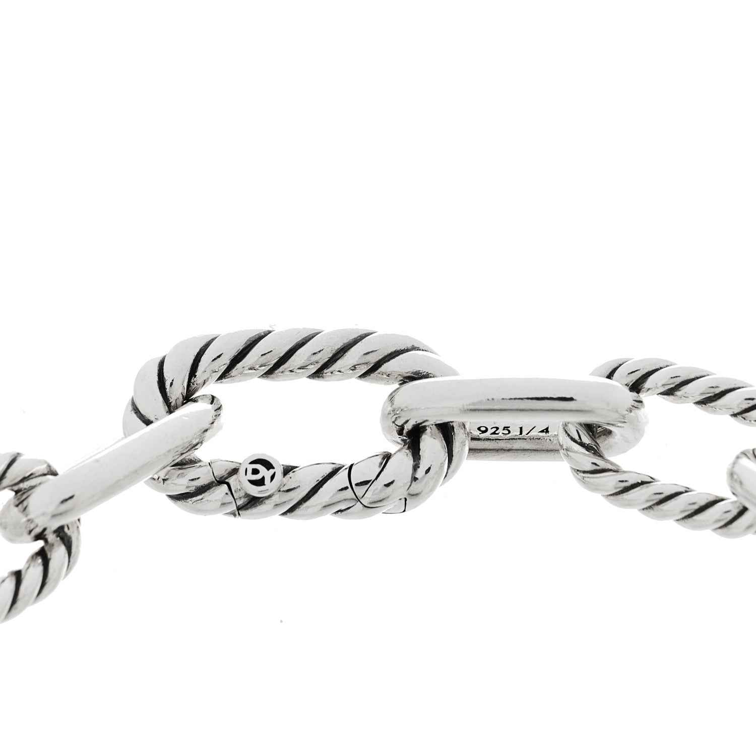 David Yurman Sterling Silver 18K Yellow Gold 8.5mm Madison Chain Bracelet 3 of 3