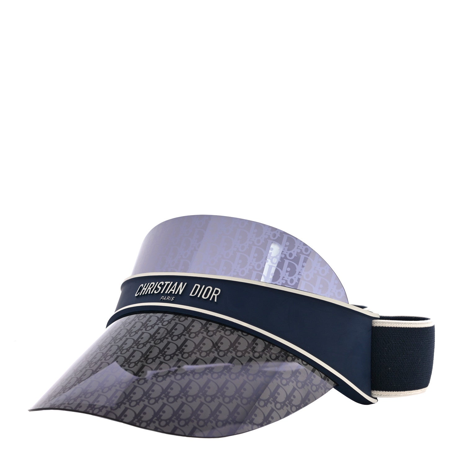 Christian Dior Oblique DiorClub V1U Sun Visor Blue 1 of 4